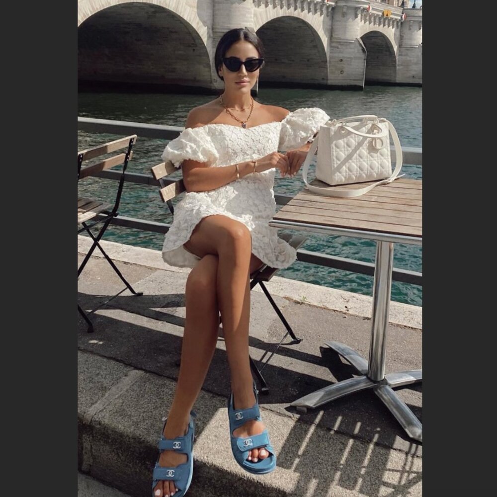 & Other Stories Balloon Sleeve Lace Mini Dress